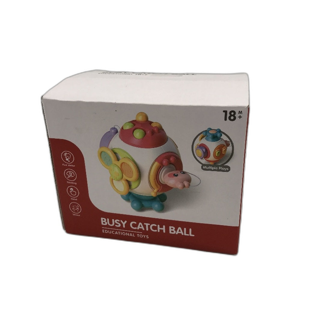 Busy Catch Ball 6 Sided Fidget Motor Thinking Toy for Baby 18 Plus Months DEMO