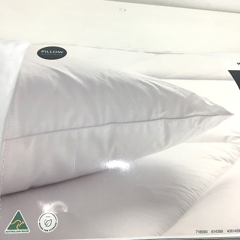 Kirkton House Wool Blend Cotton Cover Standard Size Pillow NEW