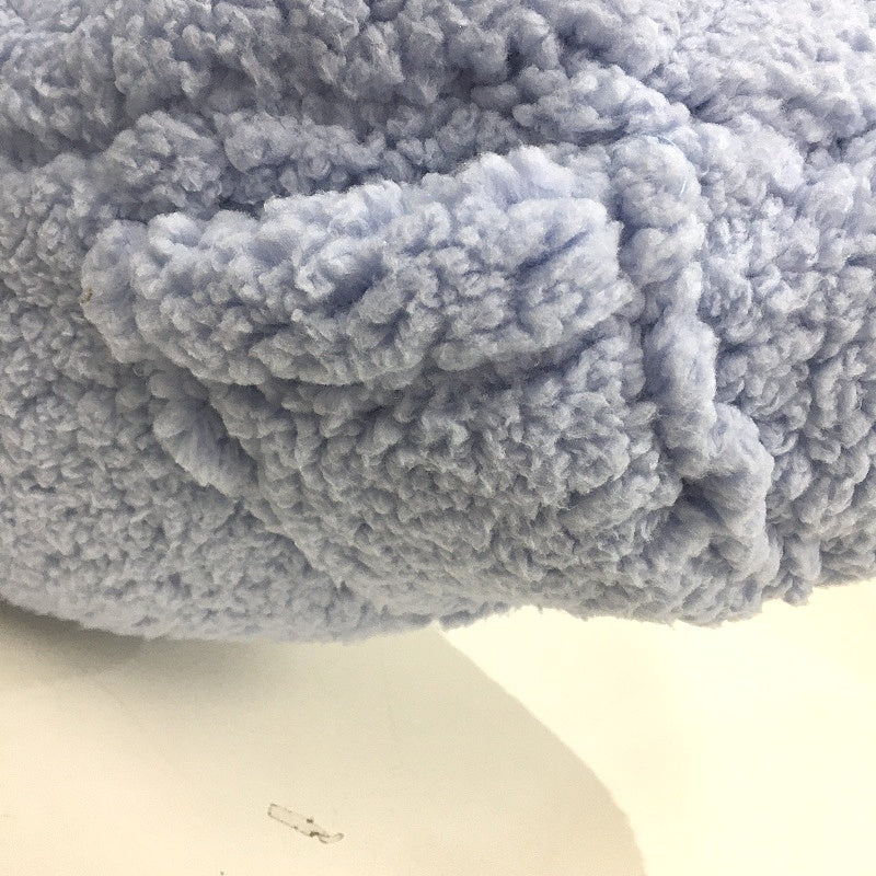 Kirkton House Blue Sherpa Fleece Fabric Cover Soft Fluffy Pillow Snuggle NEW