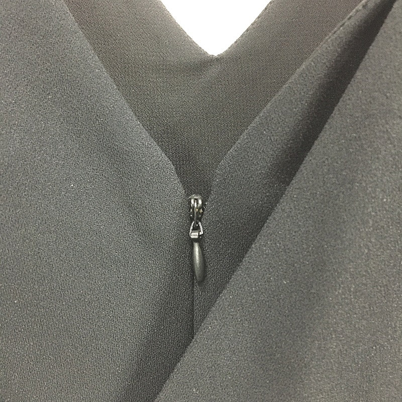 Forever New Black Wrap Tie Side Straight Leg Jumpsuit Ladies Size AU 10