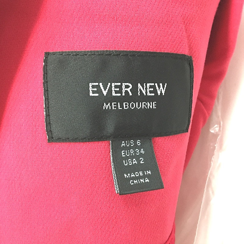 Ever New Bright Hot Pink Single Breasted Blazer Tailored Ladies Size AU 6 NEW