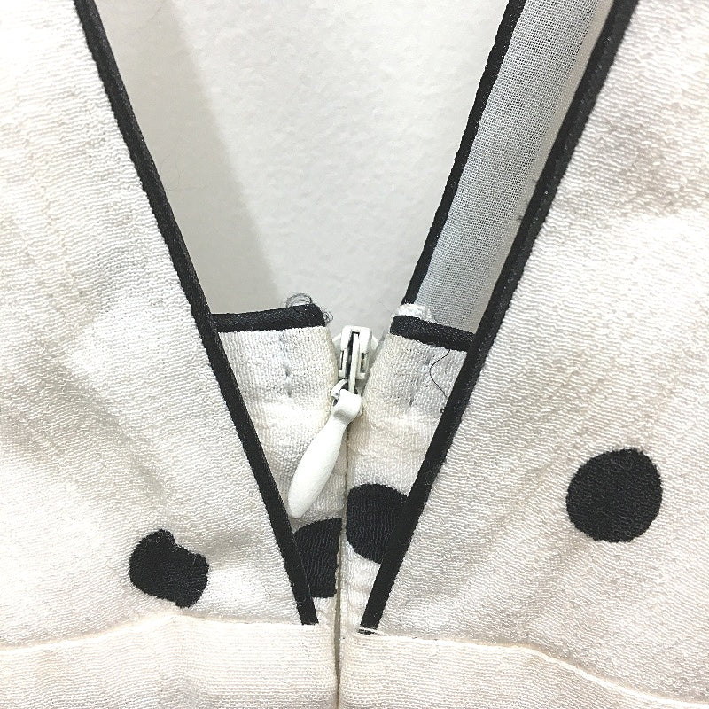 TopShop White Spotty Dotted Pattern Flowy Midi Dress Ladies Size EU 38 / US 6