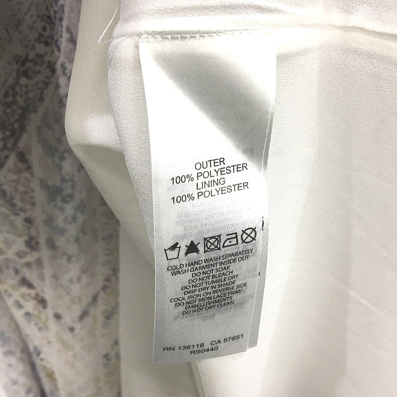 Forever New Patterned Sheer Gold Decorated Midi Dress Ladies Size AU 10 NEW