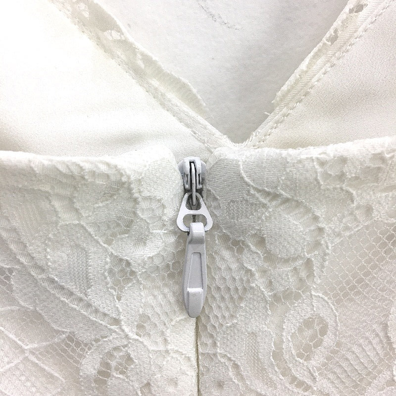 Forever New White Lacy Patterned Bodice Midi Dress Ladies Size AU 8 NEW