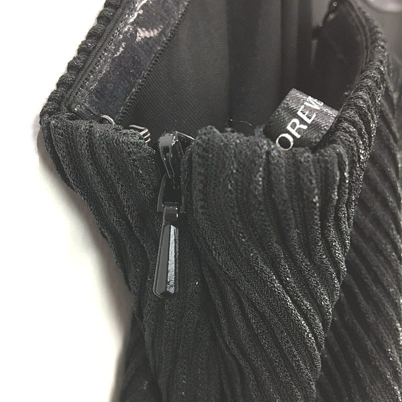 Forever New Black Stretchy Ribbed Split Midi Dress Ladies Size AU 6/8 NEW