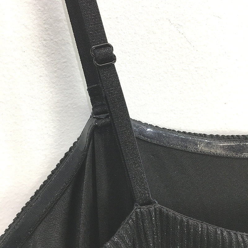 Forever New Black Stretchy Ribbed Split Midi Dress Ladies Size AU 6/8 NEW