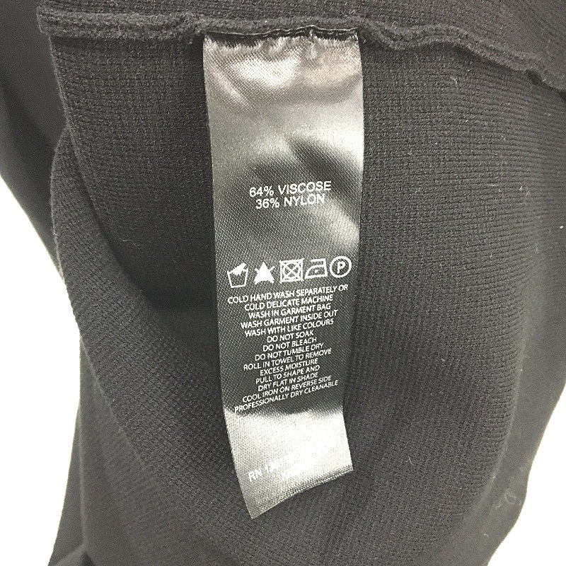 Ever New Black Long Sleeve One-Shoulder Choker Midi Dress Ladies Size AU 16 NEW