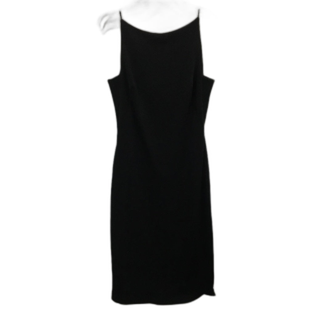 Forever New Black Low Back Bodycon Singlet Midi Dress Ladies Size AU 10/12