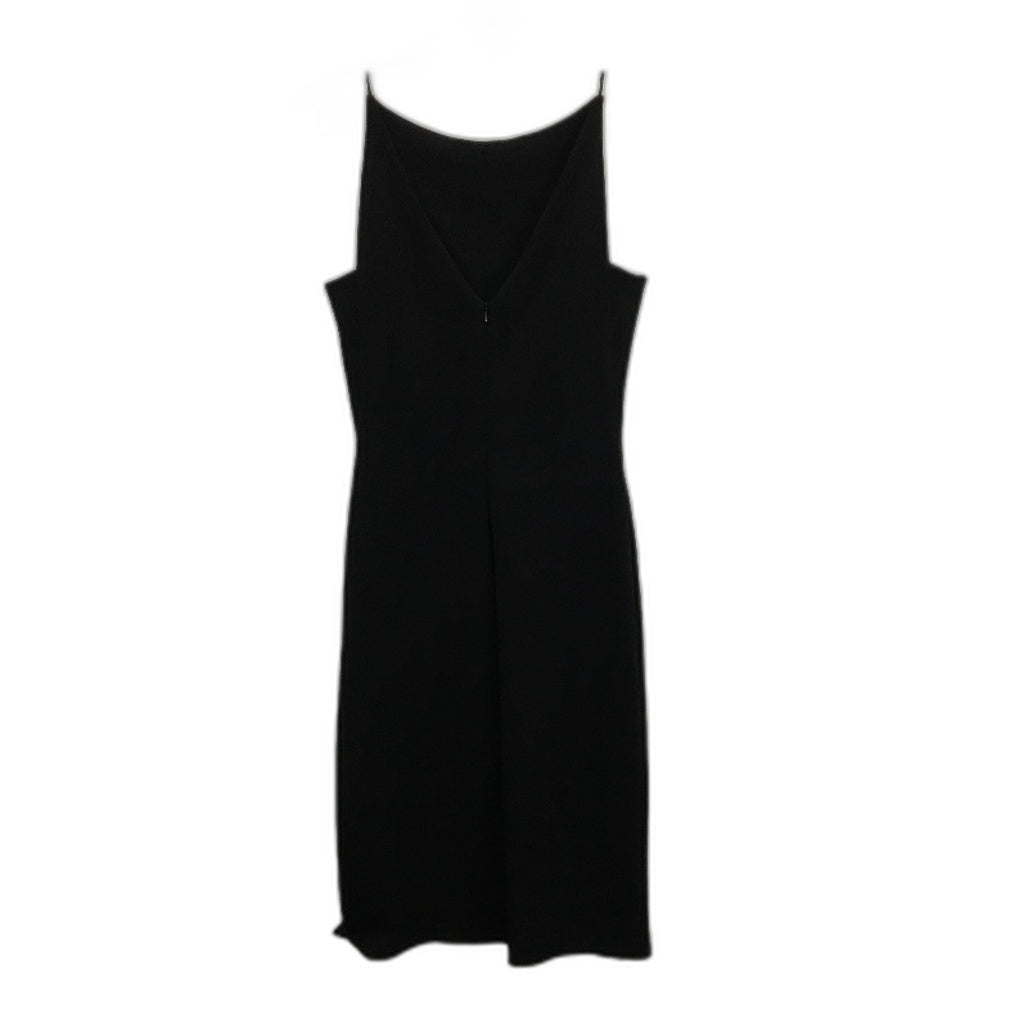 Forever New Black Low Back Bodycon Singlet Midi Dress Ladies Size AU 10/12