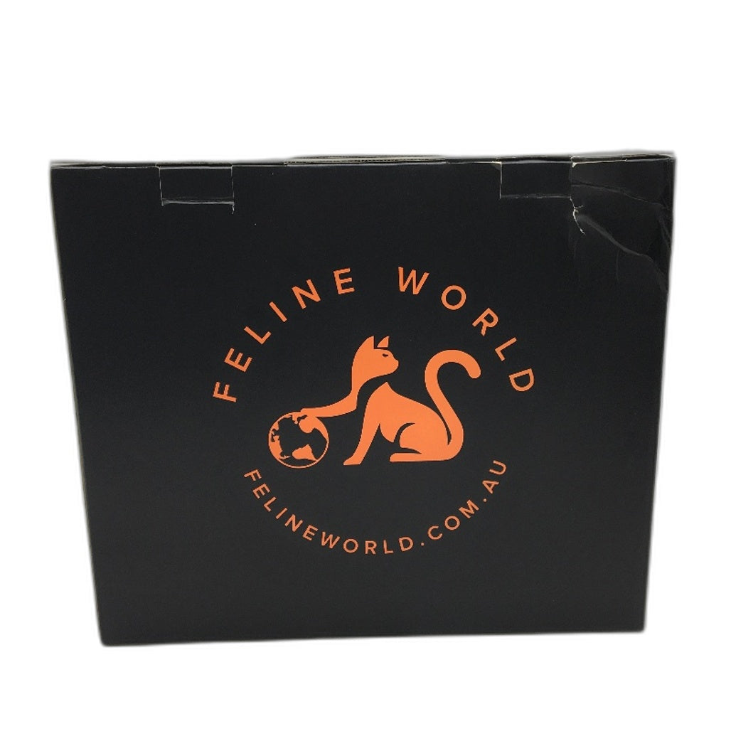 Feline World 7 Piece Toy Box Inc Roley Grooming Mitt & Comb Teaser Bird NEW