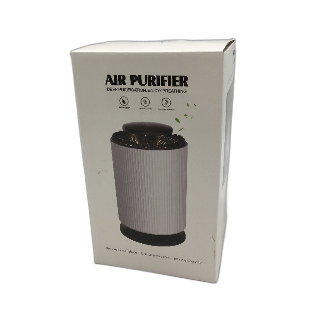 Mini Desktop Touch Style 360 Degrees Nighttime UV Purple Light USB Air Purifier