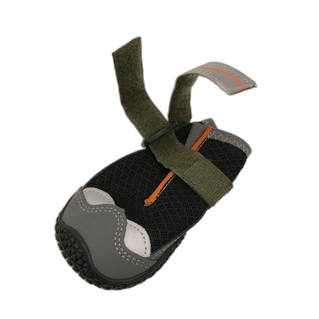 SlowTon Waterproof Adjustable Non-Slip Dog Boots With Reflective Strip Size 5