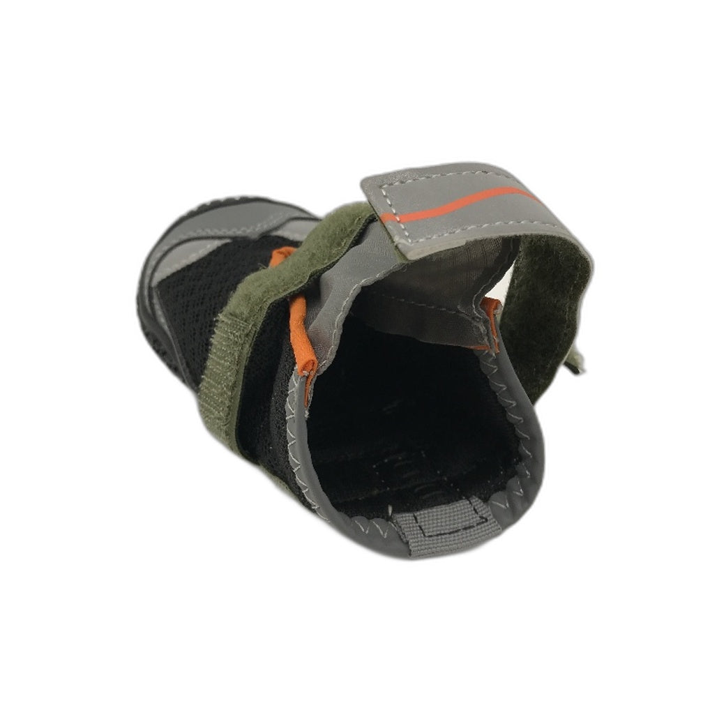 SlowTon Waterproof Adjustable Non-Slip Dog Boots With Reflective Strip Size 5