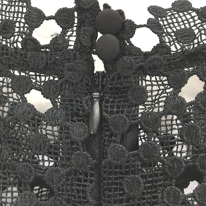 Ever New Black Embroidered Short Sleeve Wide Leg Jumpsuit Ladies Size AU 12 NEW