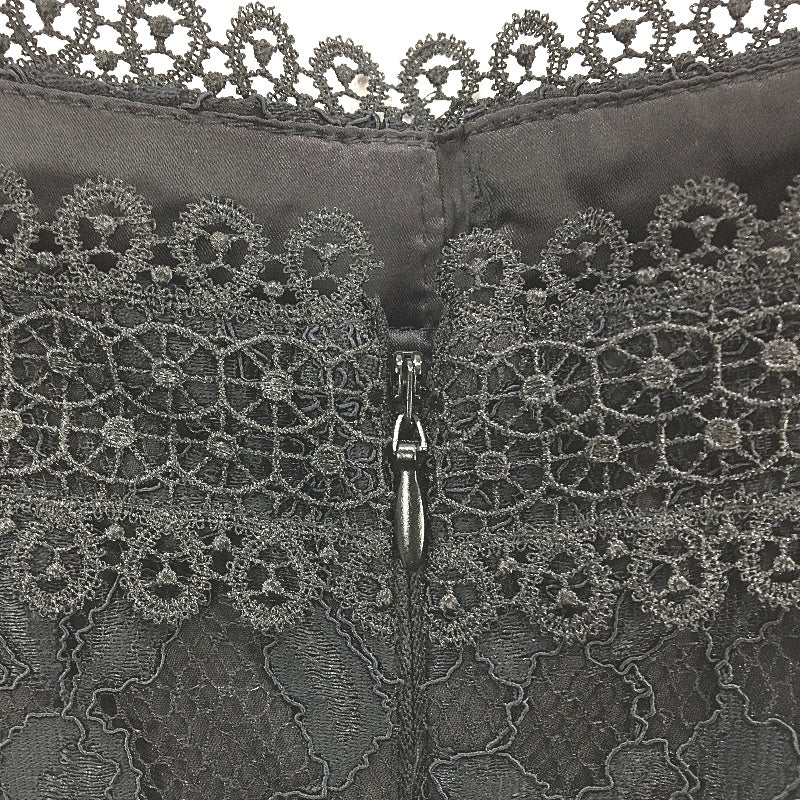 Ever New Black Lace Pattern Top Smooth Wide Leg Jumpsuit Ladies Size AU 6 NEW