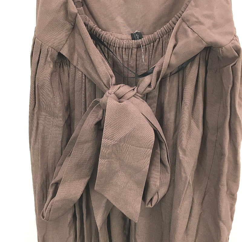 Forever New Brown Linen Floral Embroidered Trim Midi Dress Ladies Size AU 8 NEW