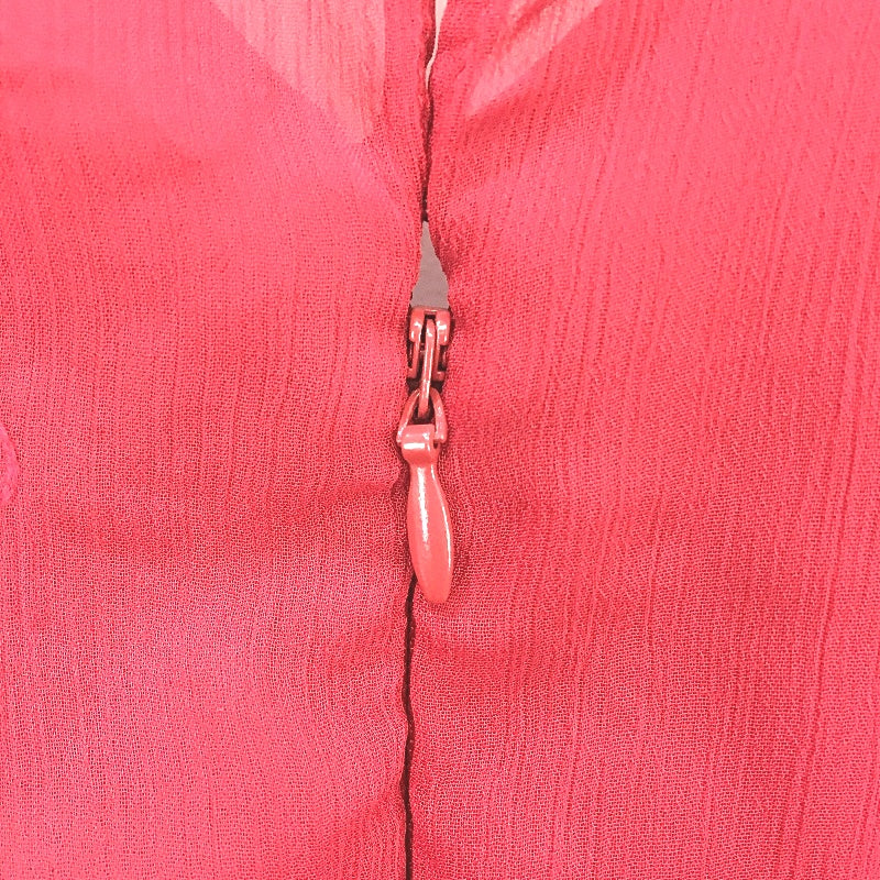 Ever New Red Short Puffy Sleeve Floral Belted Midi Dress Ladies Size AU 4 NEW