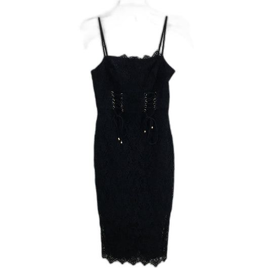 Ever New Navy Floral Embroidered Patterned Mini Dress Ladies Size AU 8 NEW