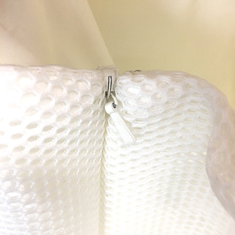 Forever New White Thick Mesh Cross Back A-Line Midi Dress Ladies Size AU 12 NEW