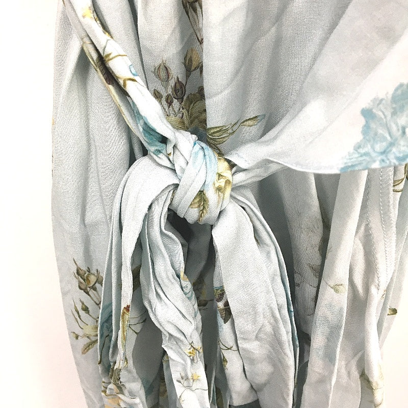 Forever New Blue Belted Flowy Floral Patterned Midi Dress Ladies Size AU 8 NEW