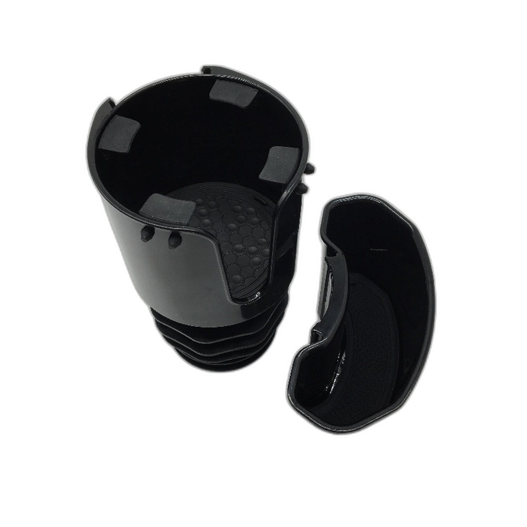 JOYTUTUS Car Cup Holder Expander with Storage Box fits 500 to 1000ml Cups NEW