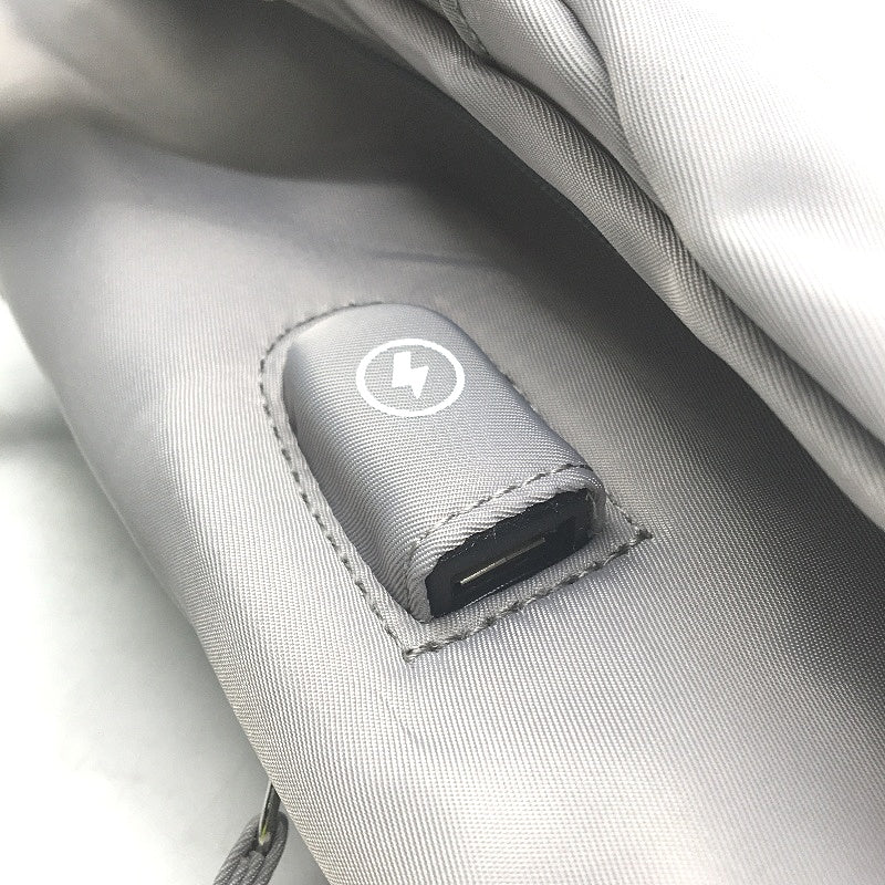 Outwalk Dark Grey Extra Large Travel Backpack USB Charging Port Multipocket NEW