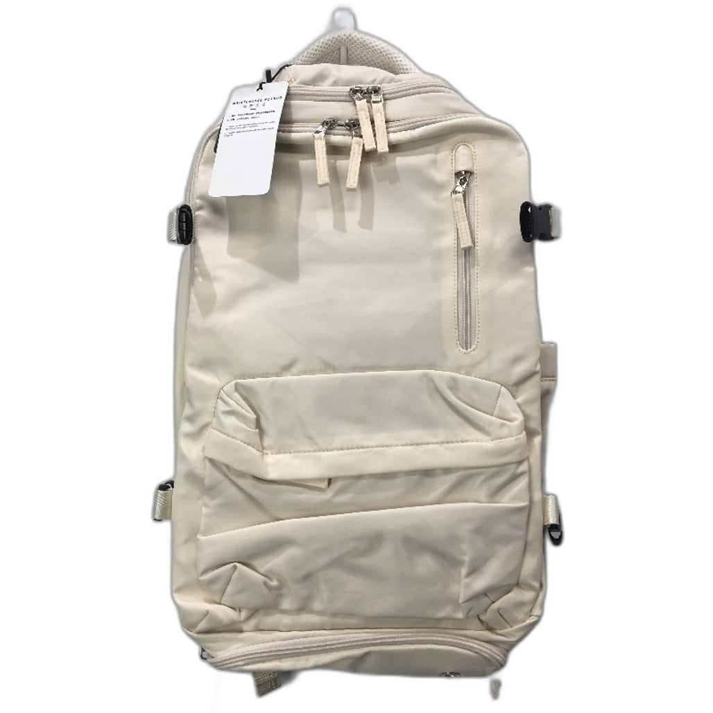 Outwalk Beige Extra Large Travel Backpack USB Charging Port Multipocket NEW