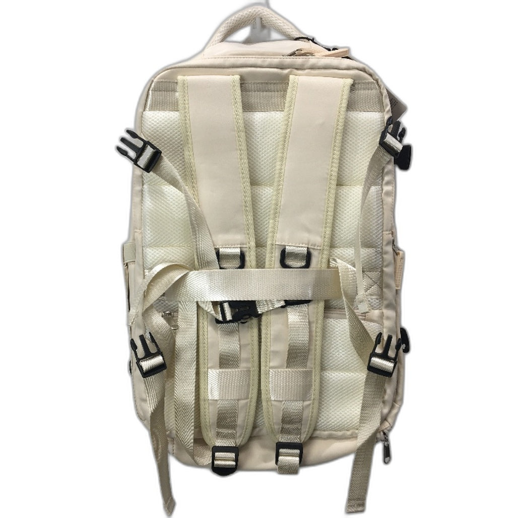 Outwalk Beige Extra Large Travel Backpack USB Charging Port Multipocket NEW
