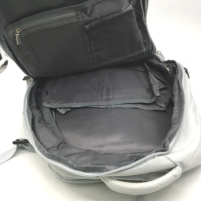 Outwalk Light Grey Extra Large Travel Backpack USB Charging Port Multipocket NEW