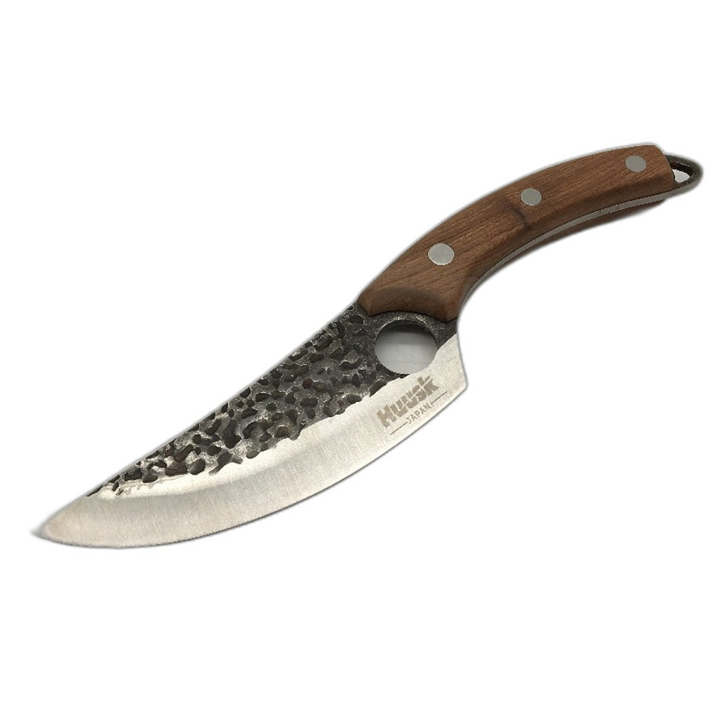 Huusk Japan Premium Control Kitchen Knife 14.9cm Blade Oak Wood Handle