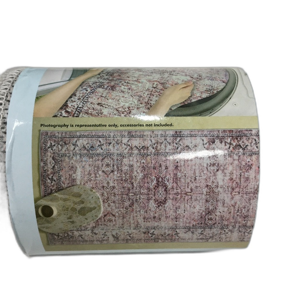 Kirkton House Soft Touch Pink Foldable Washable Foldable Runner Rug 60 x1.3m NEW