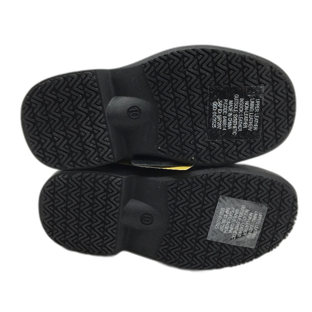 Lily & Dan Premium Leather Double Strap Black School Shoes Kids Size AU 10 NEW