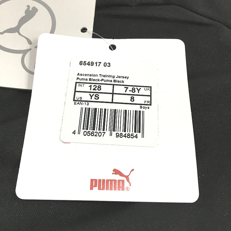 PUMA  Ascension Training Jersey Short Sleeve Kids Top Tshirt Youth Size S 7-8Y