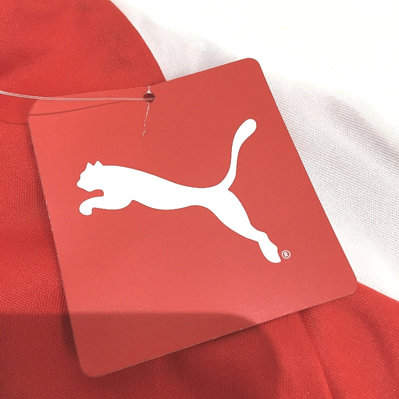 PUMA LIGA Jersey Red & White Short Sleeve Tshirt Training Top Tee Mens Size L