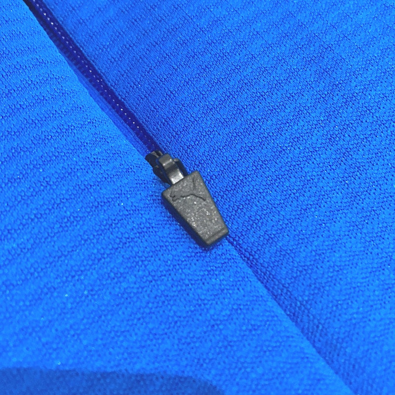 PUMA Blue Drycell TeamGoal 23 Training Quarter Zip Sports Jacket Mens Sz XS NEW