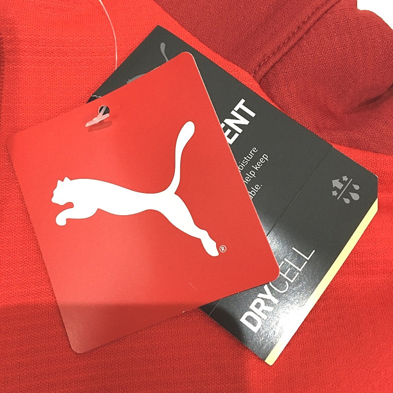 PUMA Red Drycell TeamGoal 23 Training Quarter Zip Sports Jacket Mens Sz XS NEW