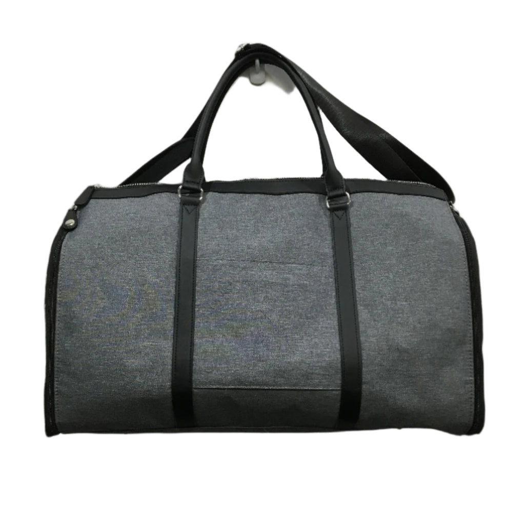 Skylite Fully Flat Open Zip Duffle Bag With Coat Hanging Compartment Grey