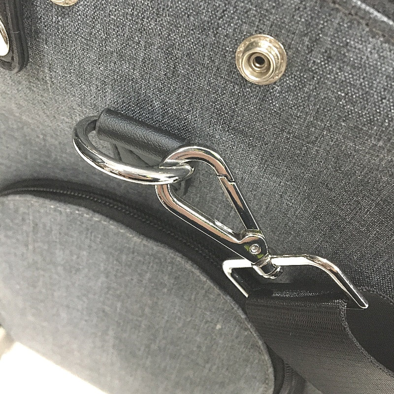 Skylite Fully Flat Open Zip Duffle Bag With Coat Hanging Compartment Grey