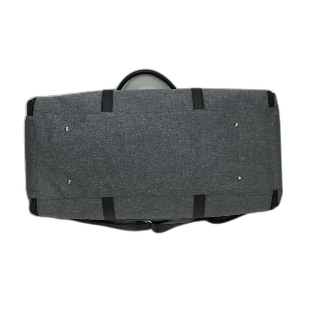 Skylite Fully Flat Open Zip Duffle Bag With Coat Hanging Compartment Grey