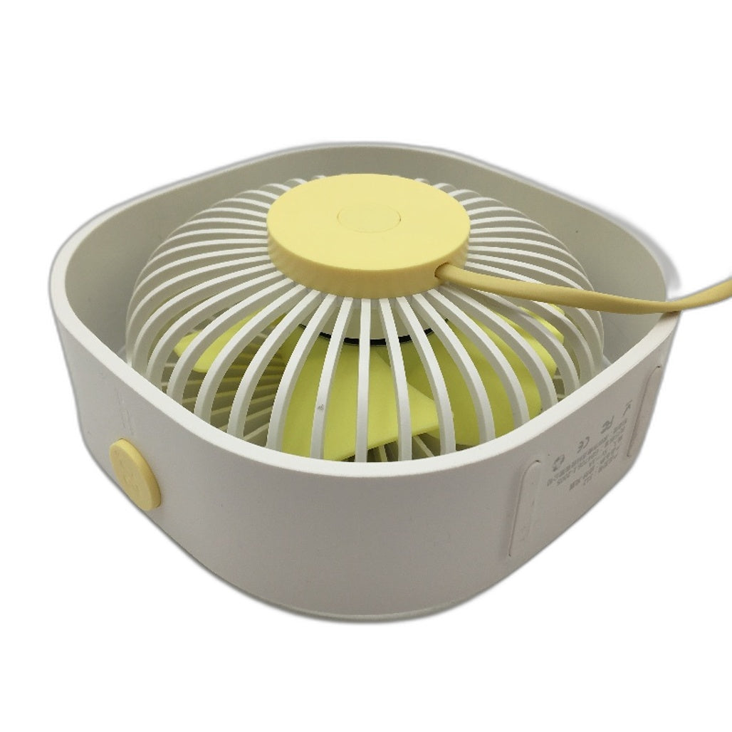 Small Desktop Natural Soft Wind Mini Fan 3 Speed Angle Adjustable Office Home