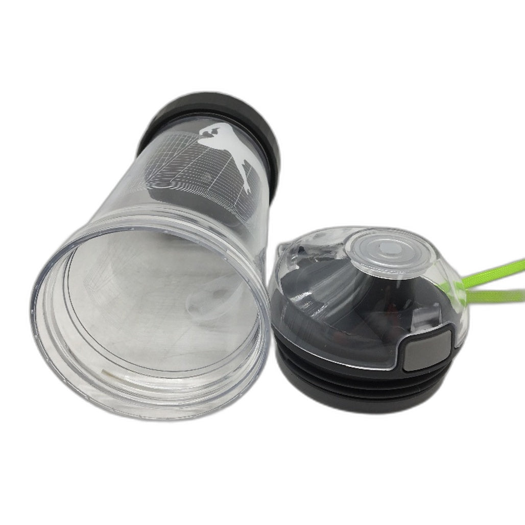 Light Up Water Bottle 14 Oz 414ML 3D LED Glowing Soccer Theme Kids Travel Cup