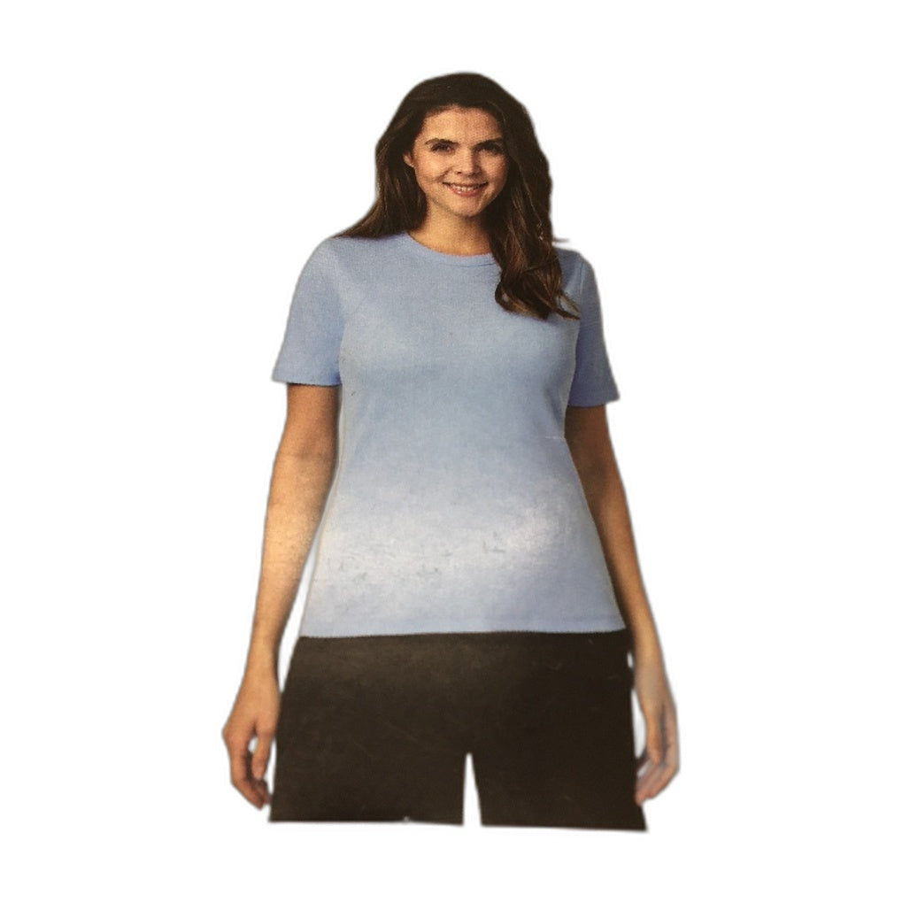 Serra 2Pce Cotton Blend Light Blue & Navy Tee & Singlet Pack Ladies Size 12 NEW