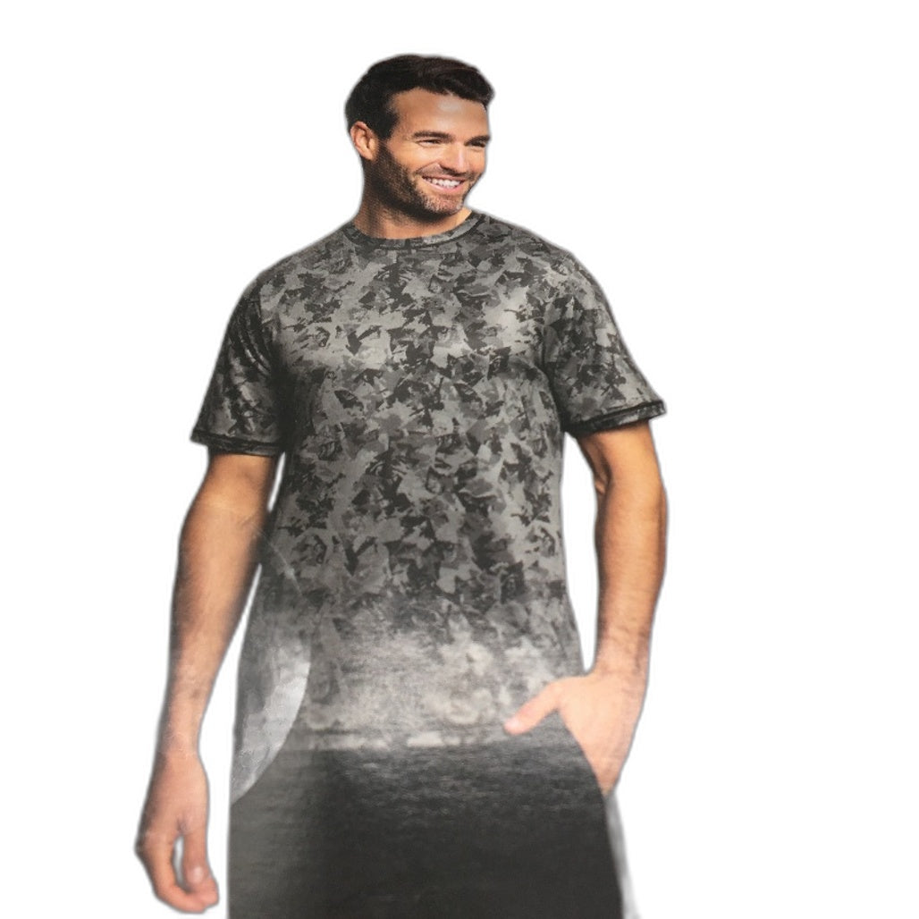 Crane Performance Grey Geo Pattern Short Sleeve Rash Vest Mens Sze XL NEW