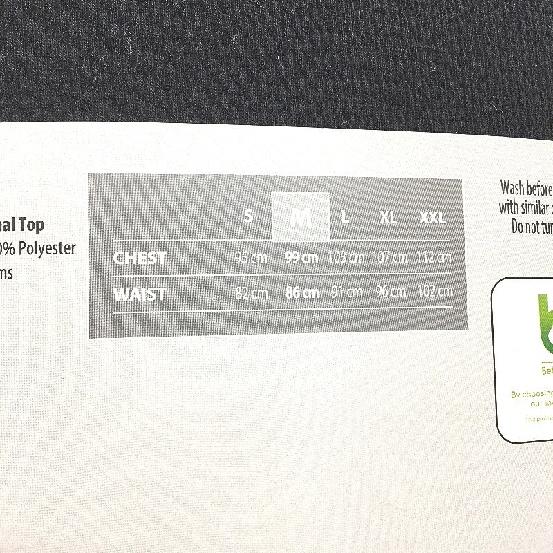 Westbay Black Waffle Slim Fit Cotton Blend LSleeve Thermal Top Mens Size M NEW