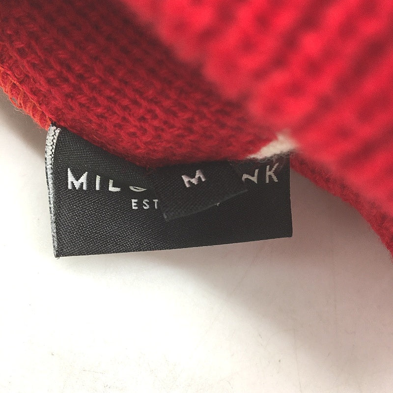 Milo & Mink Red, White & Blue Knit Striped Turtleneck Winter Dog Jumper Size XXS