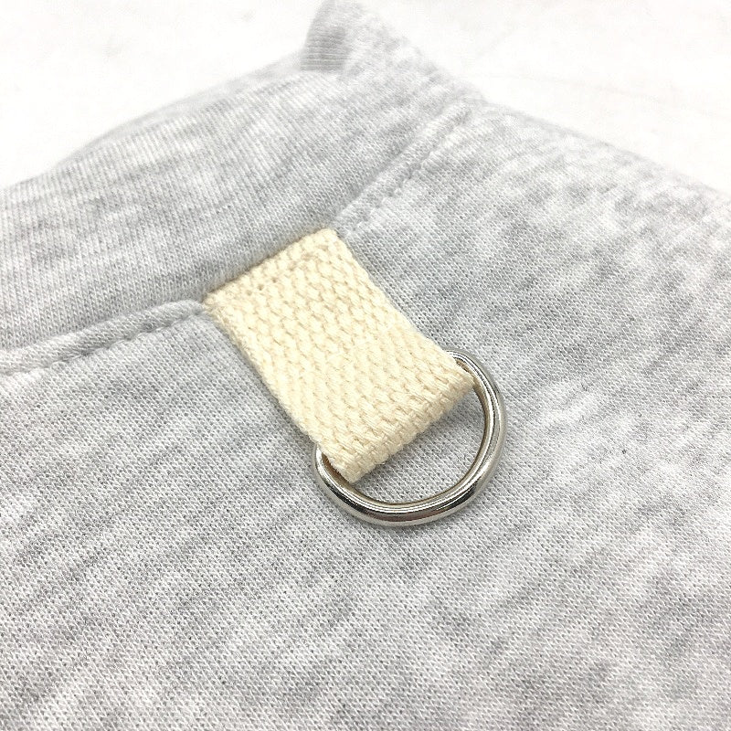 Milo & Mink Doggy Grey Button Up Warm Fleece Dog Harness Jumper Size XXS