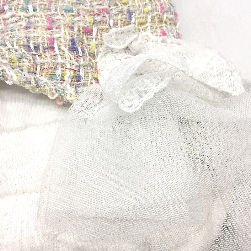 Chic Multicoloured Pastel Doggy Button Up Dress Up Dog Vest Tutu Size XS