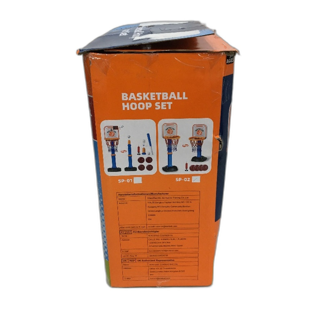 Basketball Game Set For Toddlers Basketball Hoop Adjustable Height 4x Balls