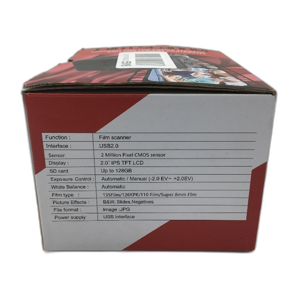 Portable Film Scanner Compact Size Simple Storage High Resolution USB2.0 NEW