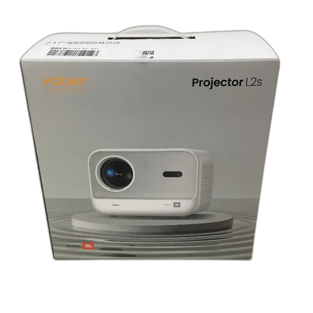 Yaber L2s Built in Dual 8W JBL Stereo Speaker 1080p 60Hz Projector in White DEMO